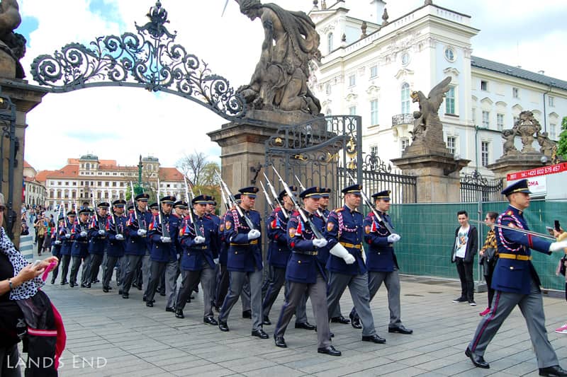 プラハ城 衛兵の交代式