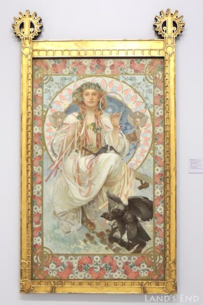 ヴェレトゥルジュニー宮殿、アルフォンス・ミュシャの作品